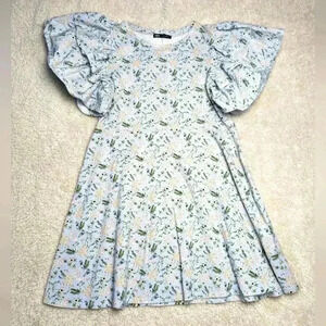 FREE WITH BUNDLE Super cute ZARA  Summer Dress size small puffy sleeves
